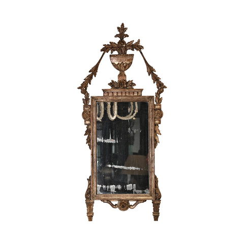 Elegant 18th Century Continental Gilt Mirror