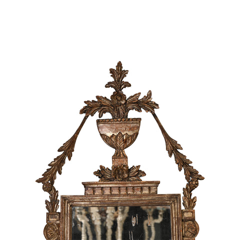 Elegant 18th Century Continental Gilt Mirror