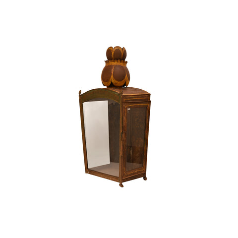 19th Century Tole and Glass Lantern