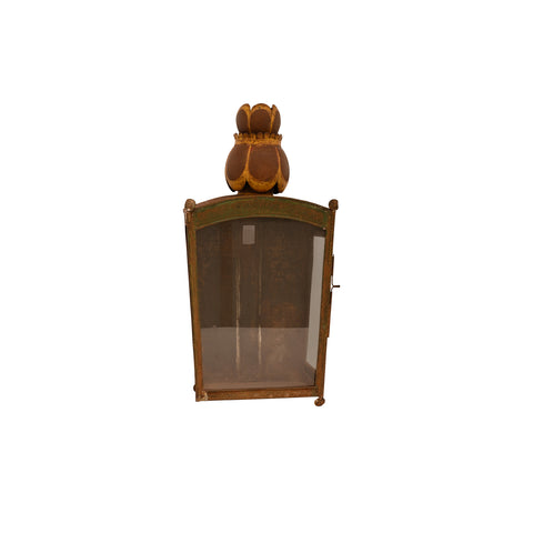 19th Century Tole and Glass Lantern