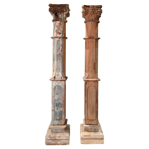 Pair of 18th Century Provencal Columns