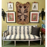 Pair of Large Patinated Bronze Three Armed Sconces