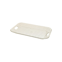 Rounded Rectangular Tray with Handles in French Wire