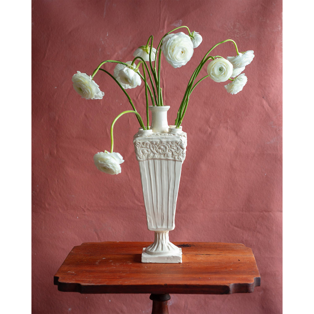 Frances Palmer, 5 Spout Square Pedestal Flower Tulipiere