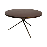 Miles Redd 54" Round Dining Table in Brown Porphyry