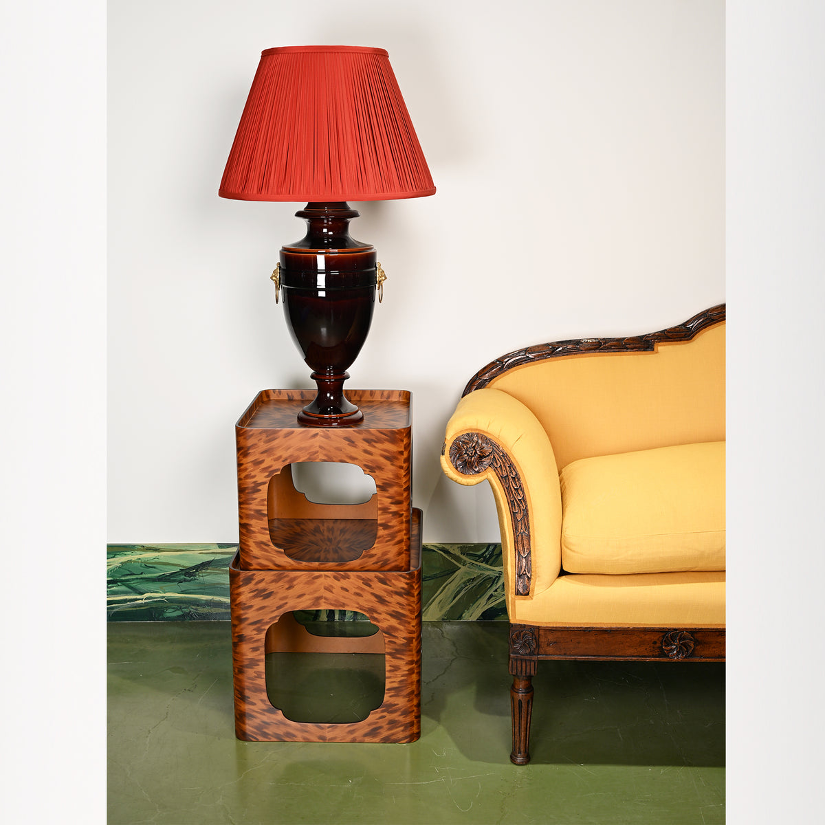 Jean Roger Trianon Lamp in Cognac