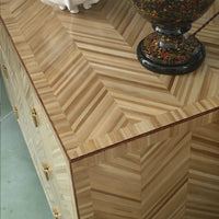 Trimble Chest in Straw Marquetry