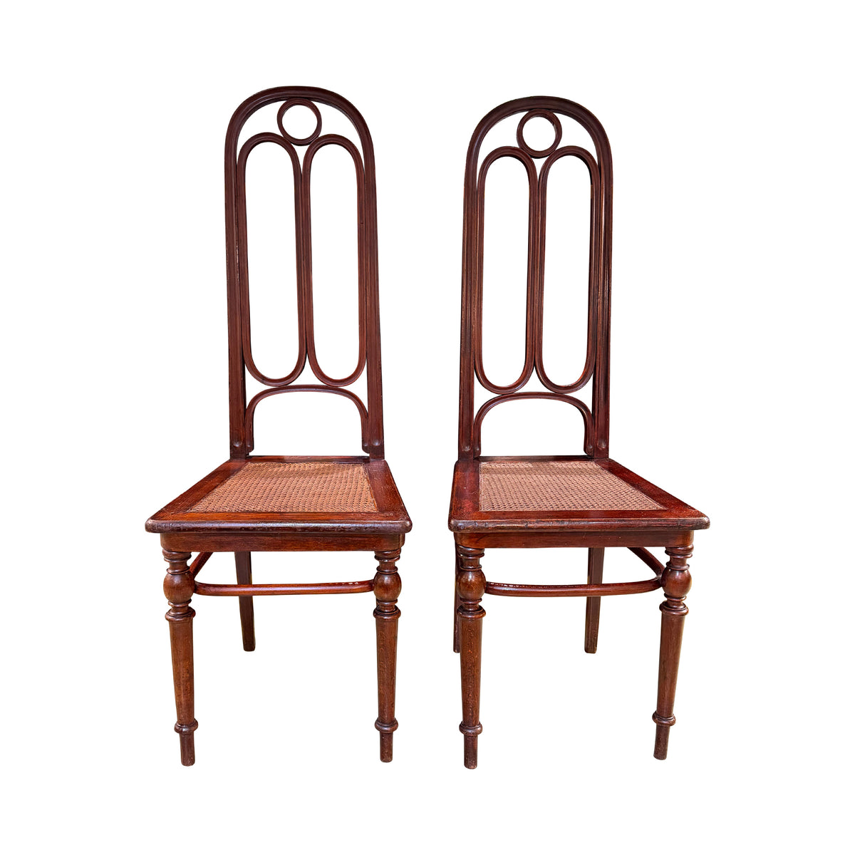 Pair of Austrian Bentwood Side Chairs
