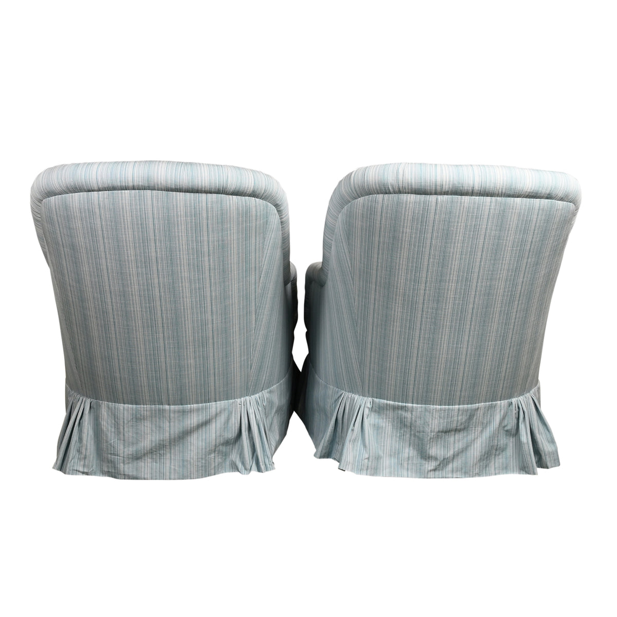 Pair of Vintage Tufted-Back Armchairs