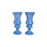 Pair of French Opaque Glass Vases