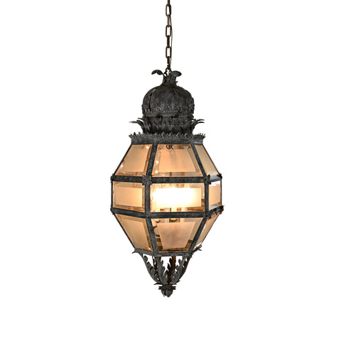 Early 20th Century Hexagonal Bronze Lantern