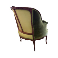 Louis XV Carved Walnut Bergere