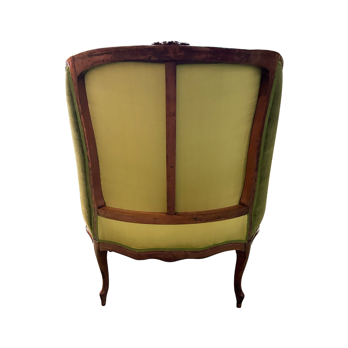 Louis XV Carved Walnut Bergere