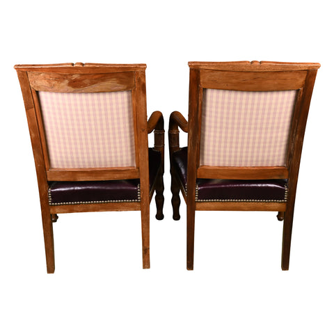 Pair of Charles X Armchairs