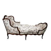 Louis XV-Style Carved Walnut Duchesse