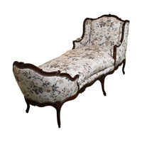 Louis XV-Style Carved Walnut Duchesse