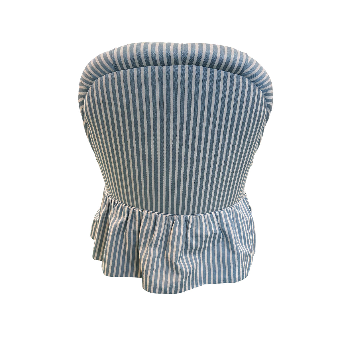 Pair of Vintage Slipper Chairs with Tufted Backs