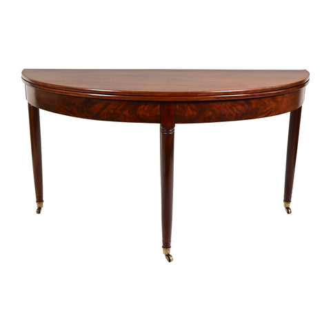 French Oval Foldover Dining Table