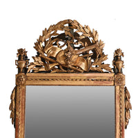 Late 18th Century French Large Gilt Mirror