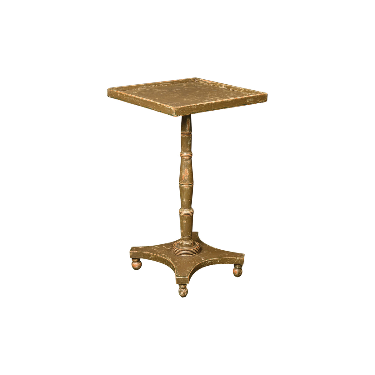 Green Painted Country English Regency Table
