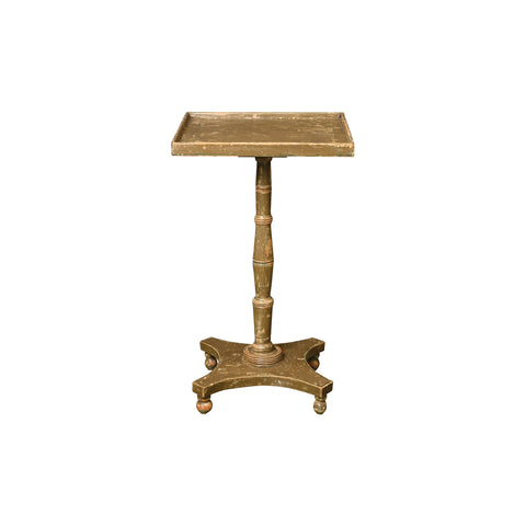 Green Painted Country English Regency Table