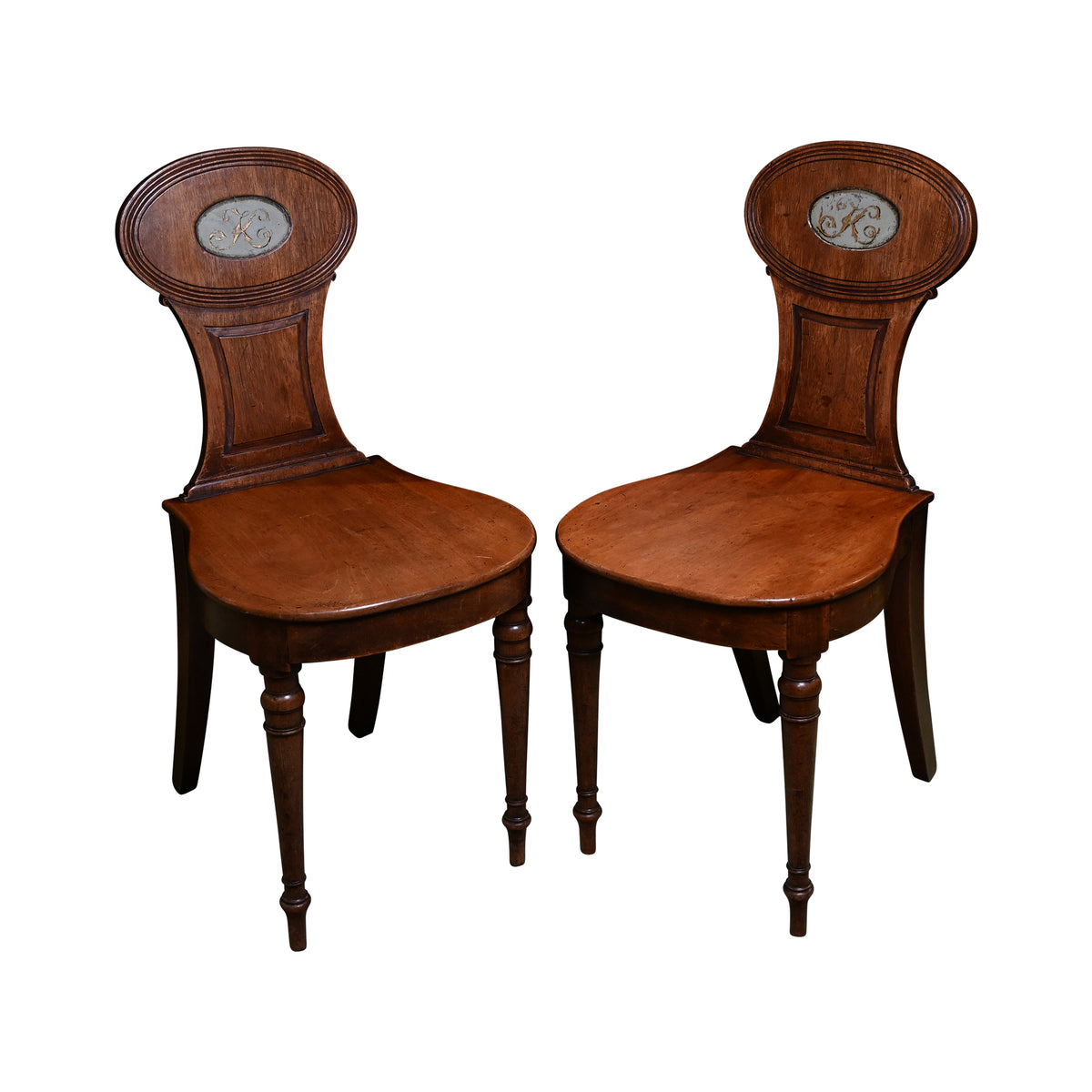 Pair of 19th Century Hall Chairs