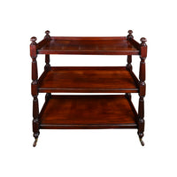 Handsome English Mahogany Etagere