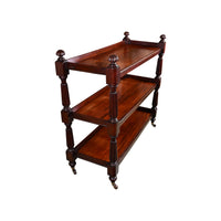 Handsome English Mahogany Etagere