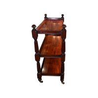 Handsome English Mahogany Etagere