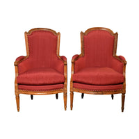 Pair of Louis XVI Bergeres