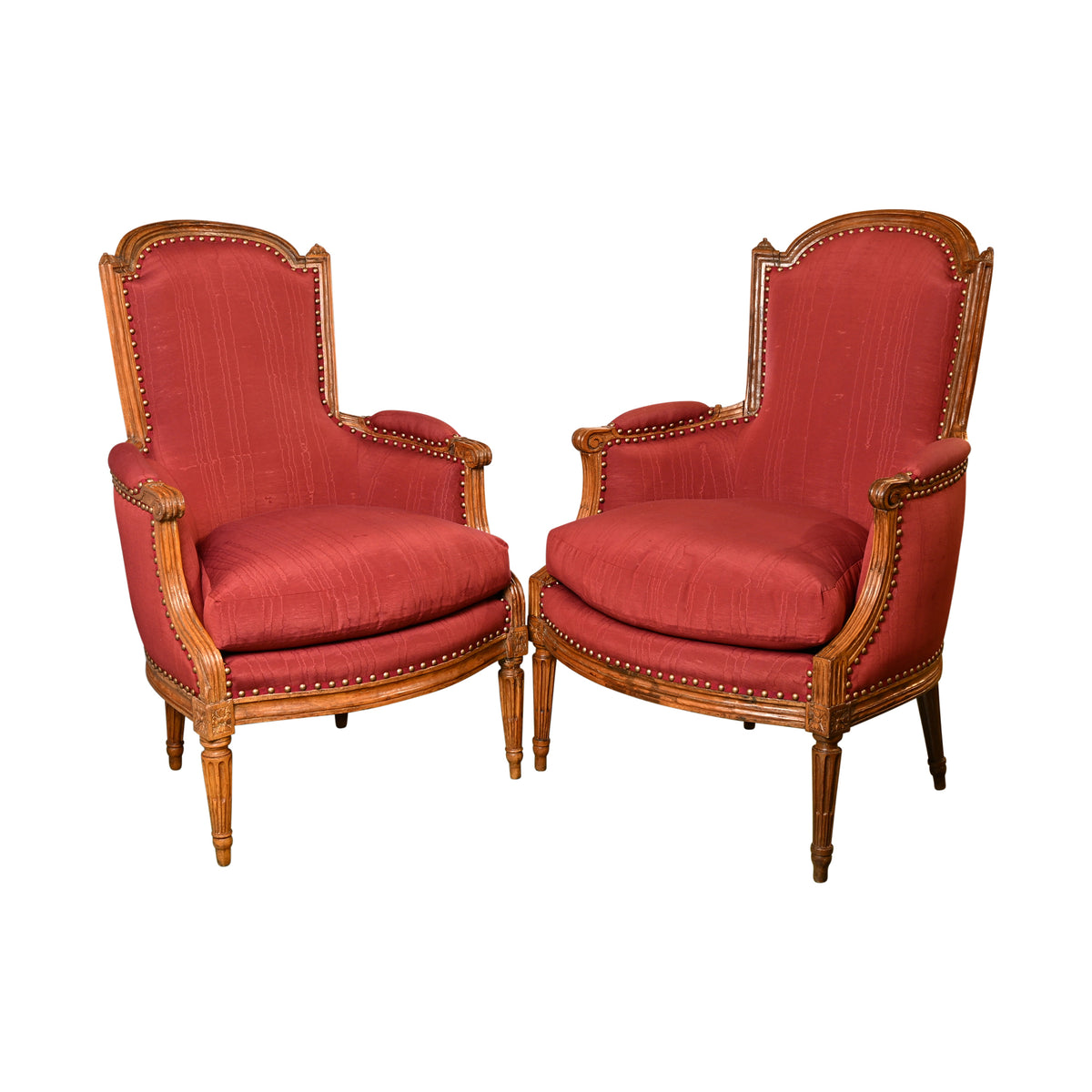 Pair of Louis XVI Bergeres
