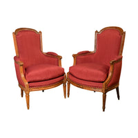 Pair of Louis XVI Bergeres