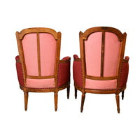 Pair of Louis XVI Bergeres