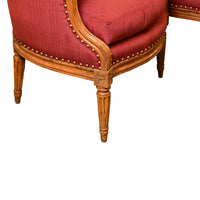 Pair of Louis XVI Bergeres