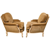 Pair of Vintage Louis XV-Style Armchairs