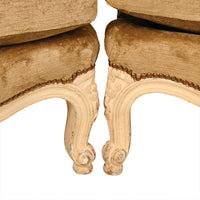 Pair of Vintage Louis XV-Style Armchairs