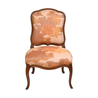 Pair of French 18th Century Carved Walnut Louis XV Side Chairs