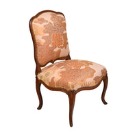 Pair of French 18th Century Carved Walnut Louis XV Side Chairs