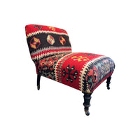 Pair of Napoleon III-Style Slipper Chairs