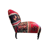 Pair of Napoleon III-Style Slipper Chairs