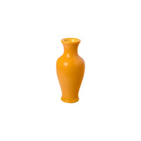 Set of 5 Vintage Peking Glass Vases in Yellow