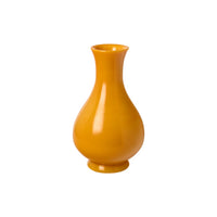 Set of 5 Vintage Peking Glass Vases in Yellow