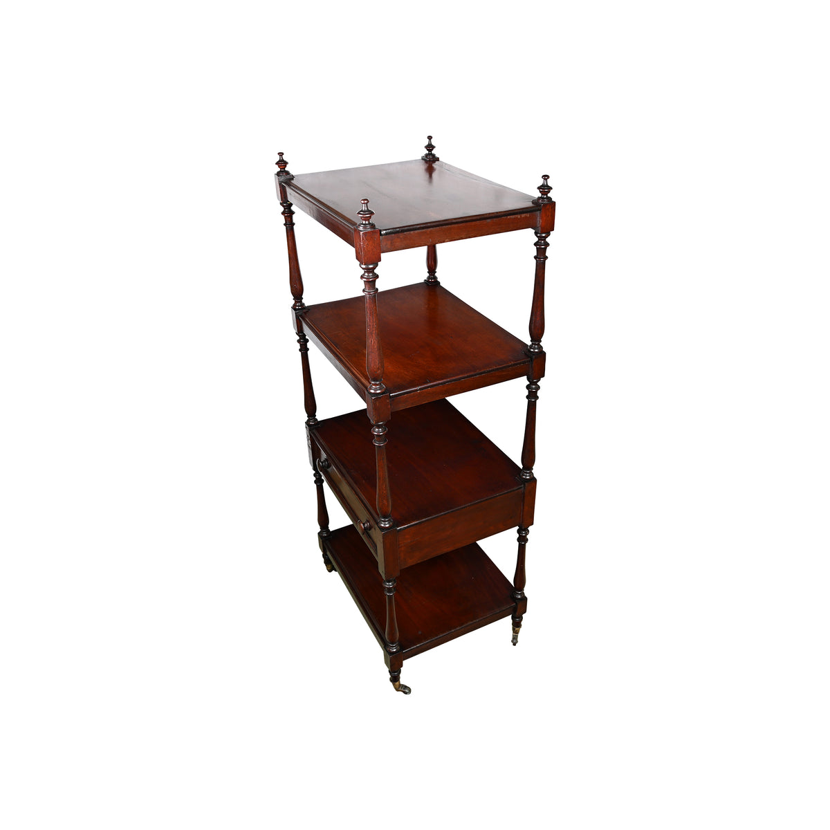 Small Regency Mahogany Etagere