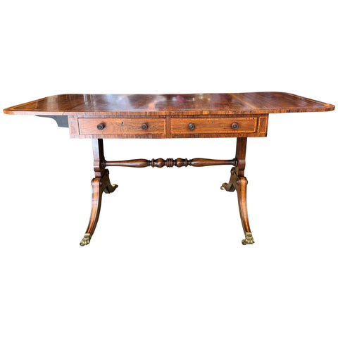 Regency Rosewood Sofa Table