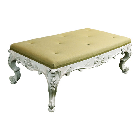 Vintage Rococo-Style Bench
