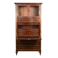 Fine French Directoire Mahogany Secretaire Abbattant