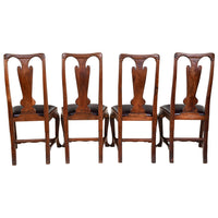 Set of Four 18th Century Carved Walnut Sidechairs