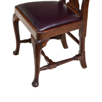 Set of Four 18th Century Carved Walnut Sidechairs