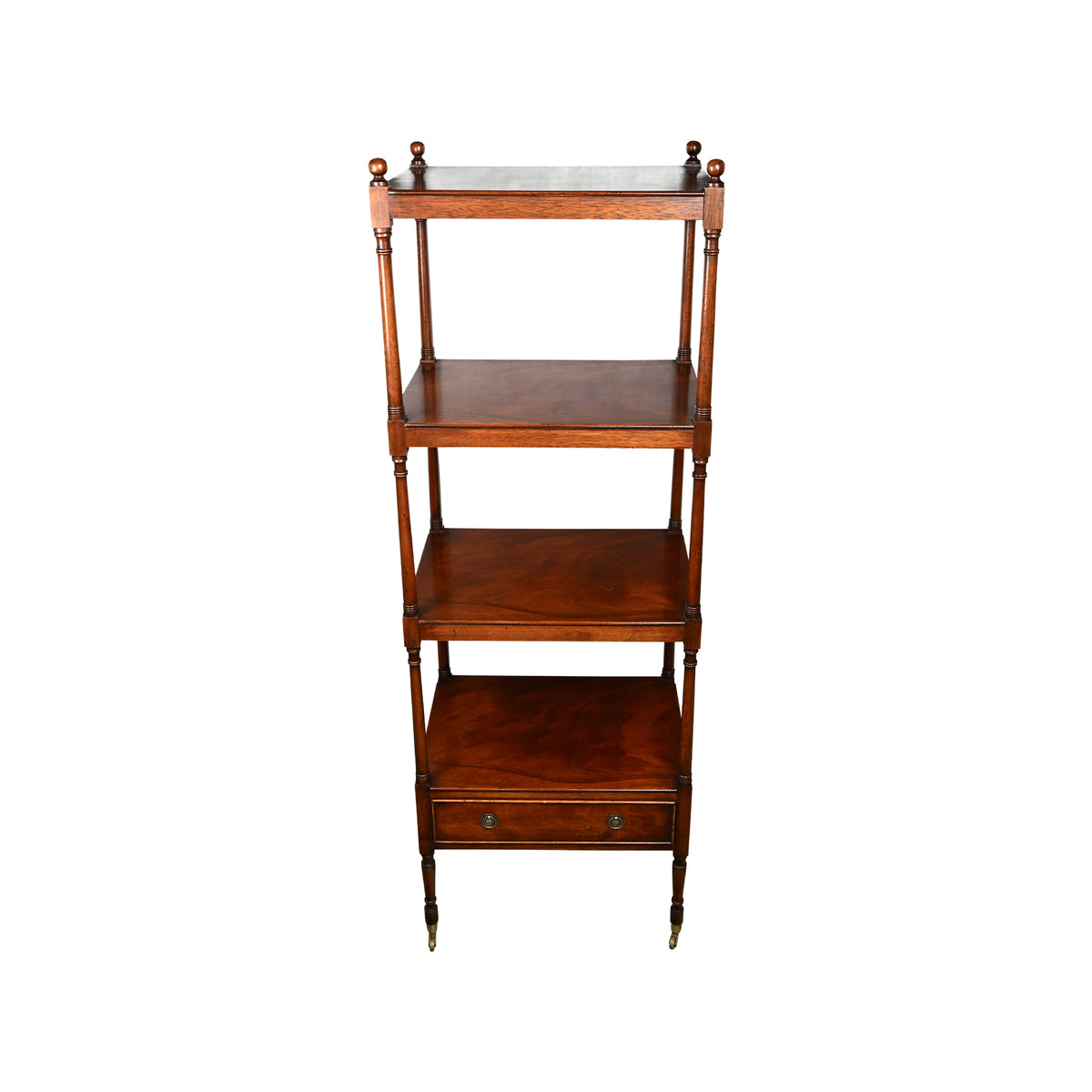 Small English Regency Mahogany Etagere