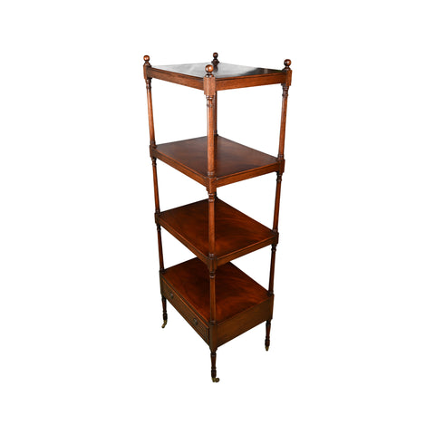 Small English Regency Mahogany Etagere